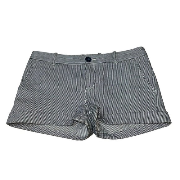 Talula Pants - Talula Women's Size 2 Denim Shorts Striped w. Beltloops Cotton Blend Preppy
